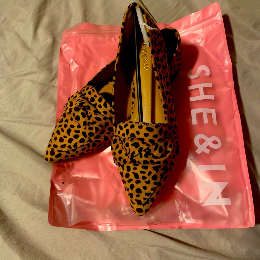 Cheetah print shoes